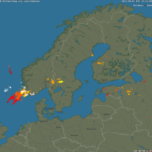 Blitzortung Lightning Monitor – Stavanger Kiteklubb